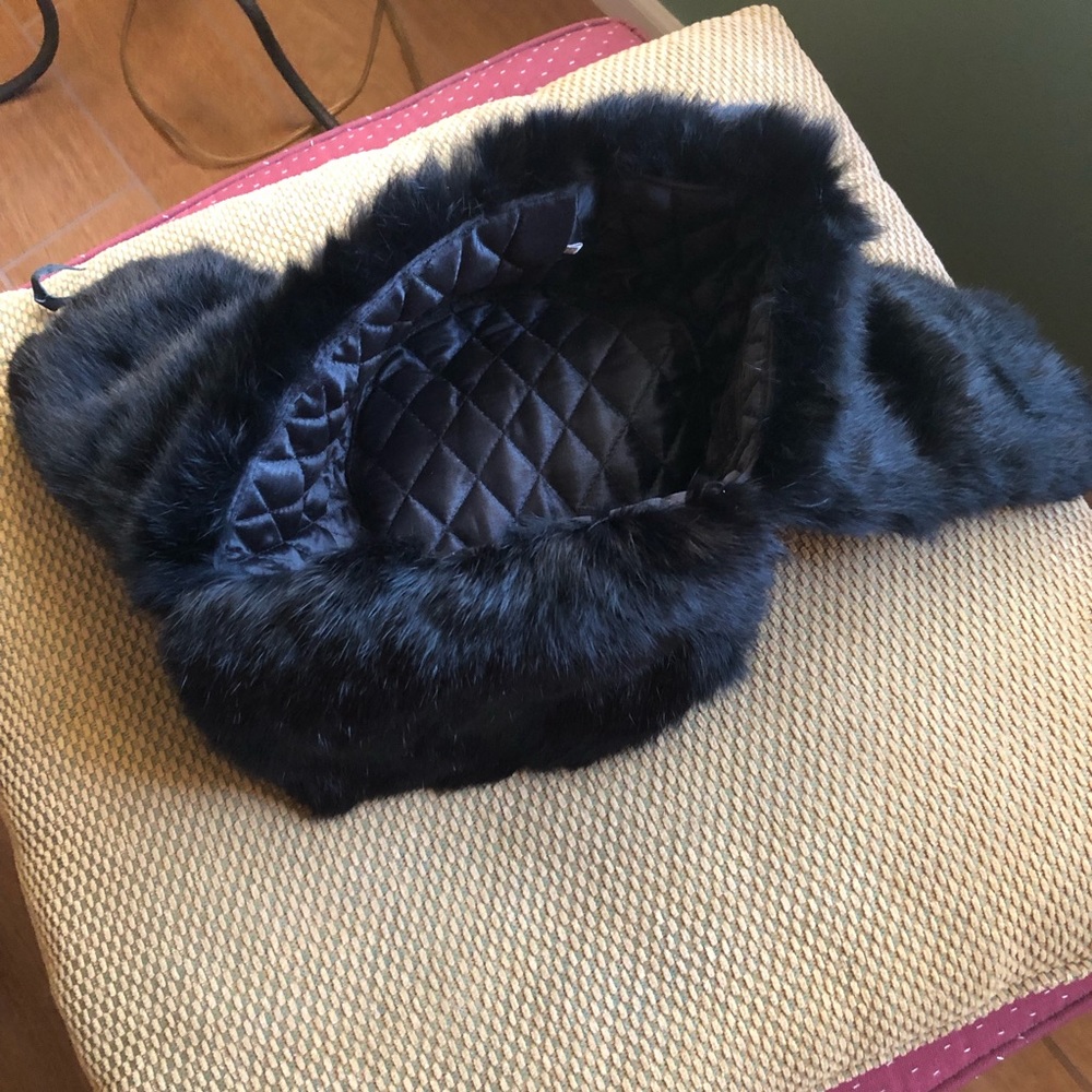 Fur hat bought in Russia. Very warm.